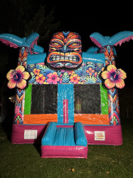 Tiki Blast Bounce House