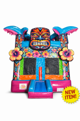 Tiki Blast Bounce House