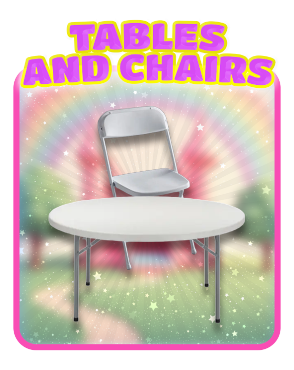 Tables and  Chairs Rentals