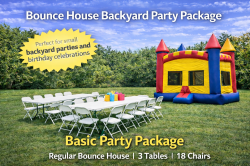 🎉 Bounce House Backyard Party Package